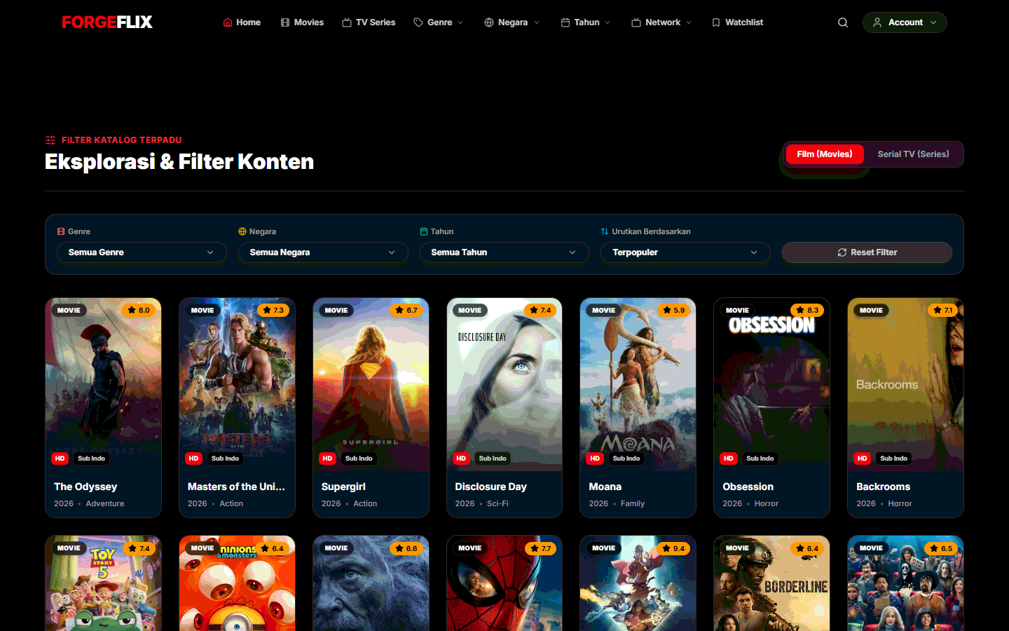 ForgeFlix: Subscription Video Streaming Platform screenshot 3