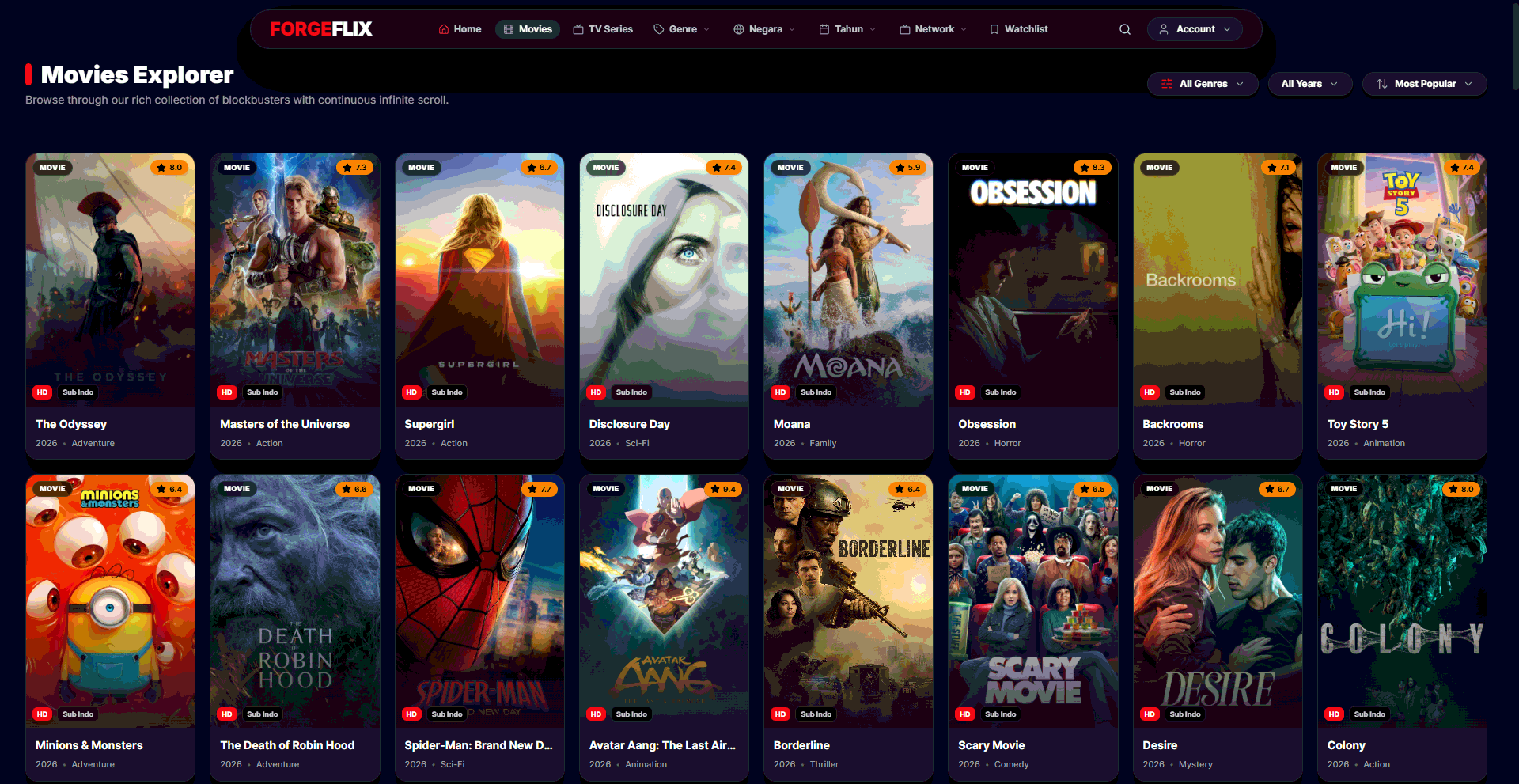 ForgeFlix: Subscription Video Streaming Platform screenshot 6