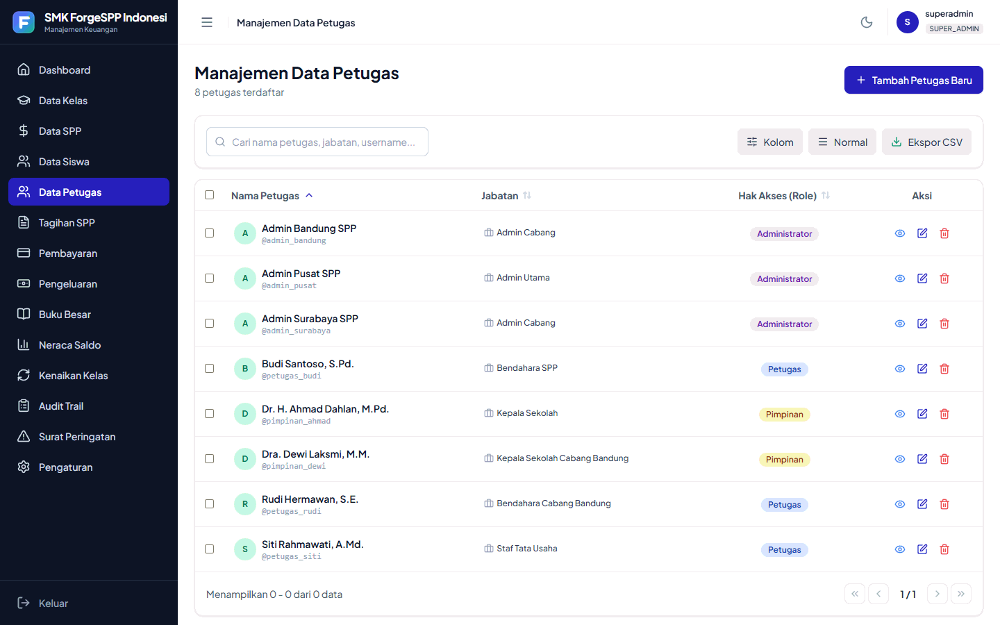 ForgeSPP: Financial & Tuition Management System screenshot 7