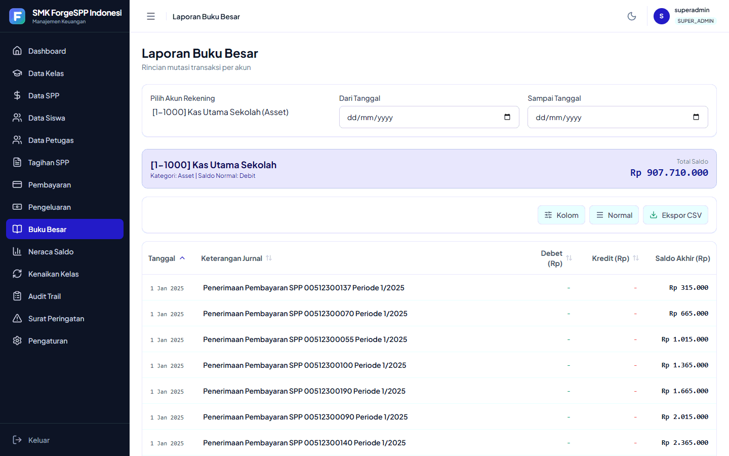 ForgeSPP: Financial & Tuition Management System screenshot 11