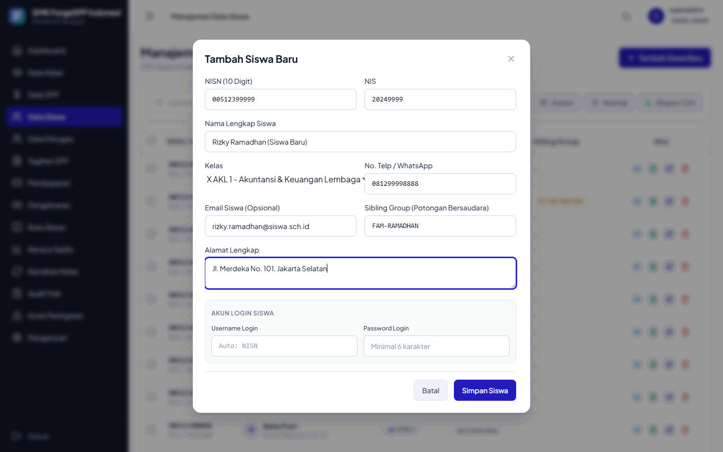ForgeSPP: Financial & Tuition Management System screenshot 15