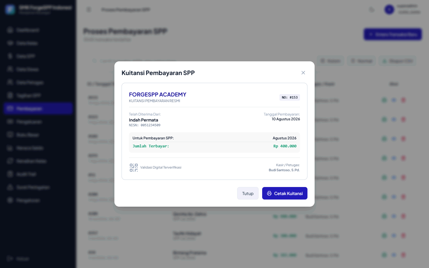 ForgeSPP: Financial & Tuition Management System screenshot 17